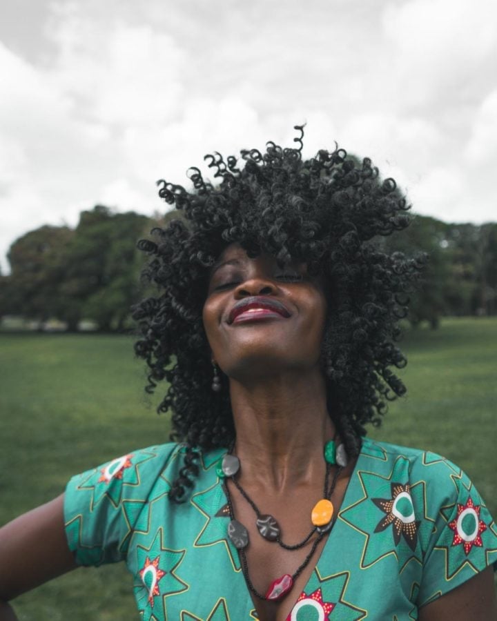 Full Mid-Back Length Afro Full Mid-Back Length Afro — Trendy Natural Hair Black Women