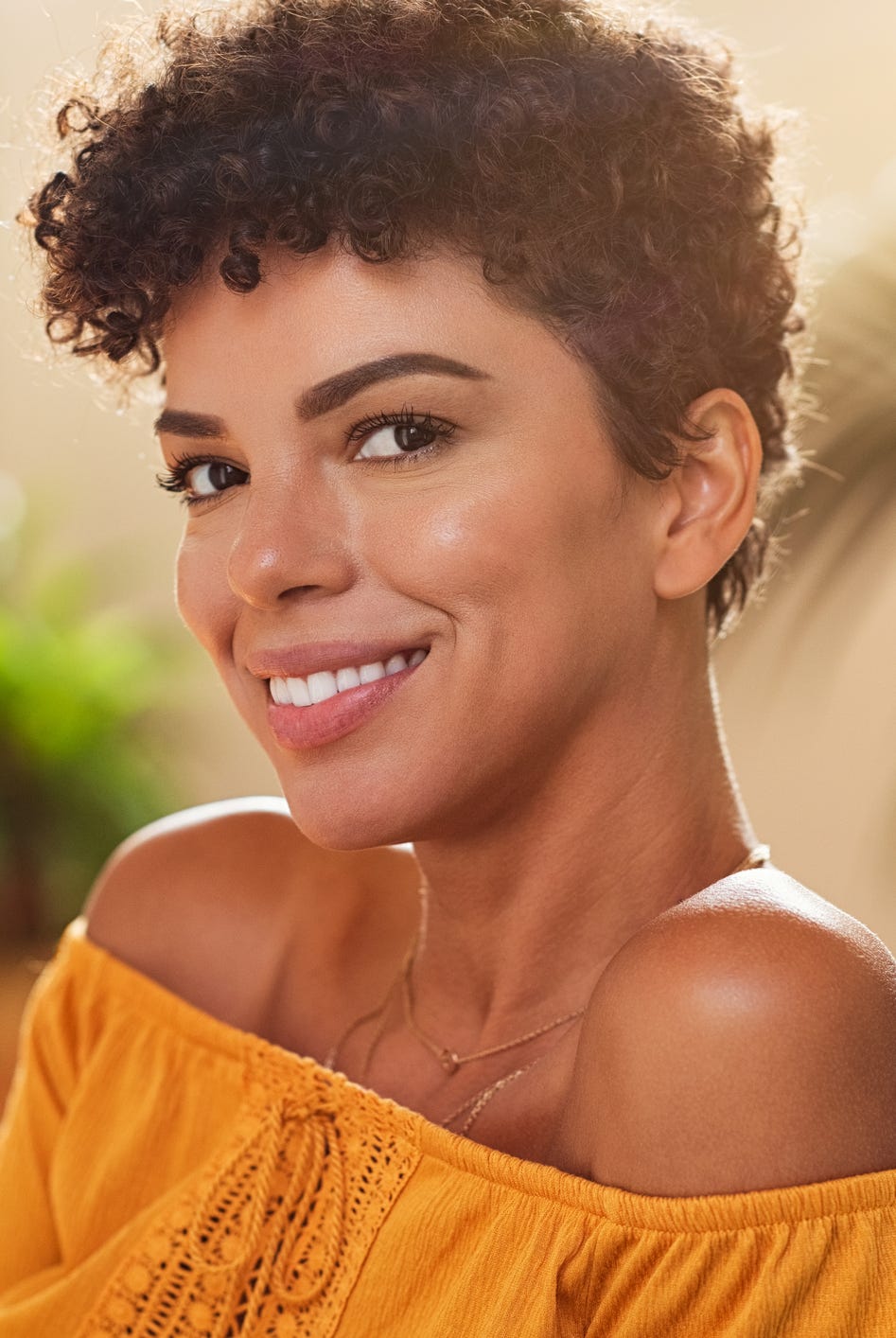 Short Cut With Textured Curls Short Cut With Textured Curls — Trendy Natural Hair Black Women