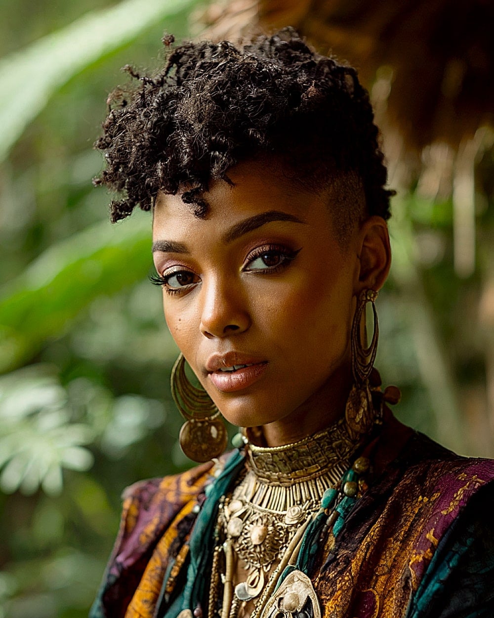 Tapered Cut With Undercut Tapered Cut With Undercut — Trendy Natural Hair Black Women