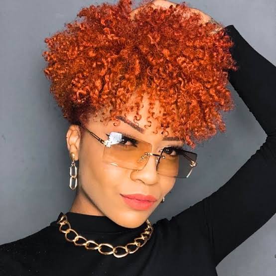 Short Tapered Cut With Highlights Short Tapered Cut With Highlights — Trendy Natural Hair Black Women