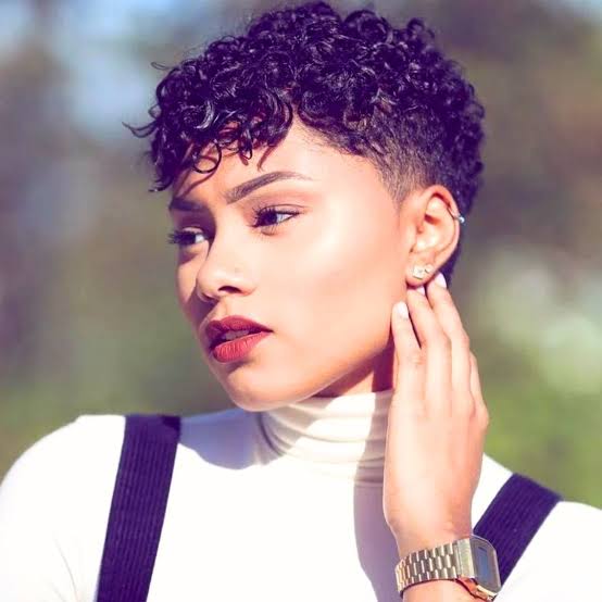 Short Natural With Two-Tone Color Short Natural With Two-Tone Color — Trendy Natural Hair Black Women