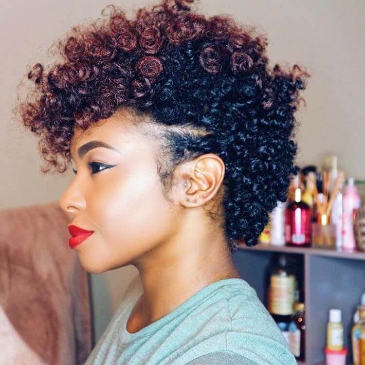 Short Tapered Cut With Shaved Sides, Ear Short Tapered Cut With Shaved Sides, Ear — Trendy Natural Hair Black Women