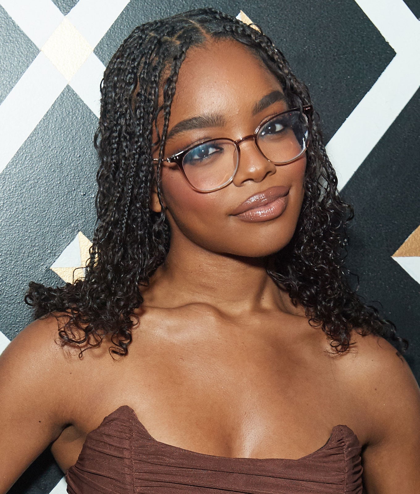 Shoulder Length Box Braids With Curly Ends — Trendy Natural Hair Braiding