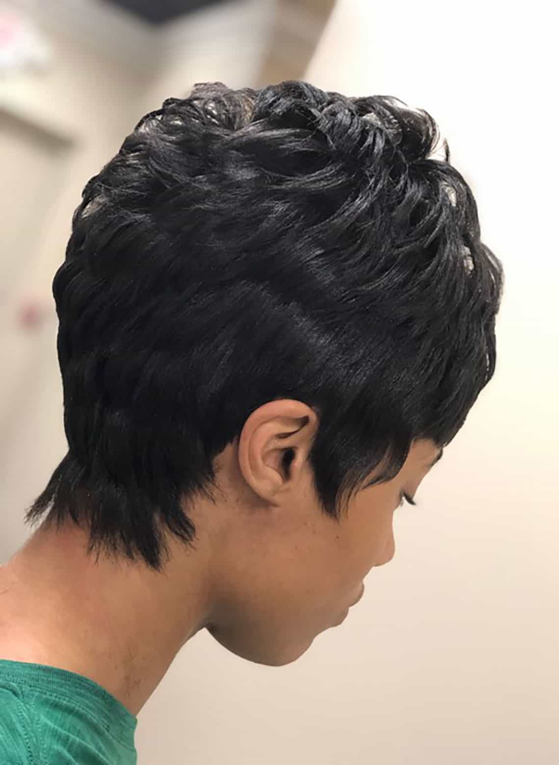 Textured Wavy Pixie Blowout Textured Wavy Pixie Blowout — Trendy Natural Hair Hairstyles