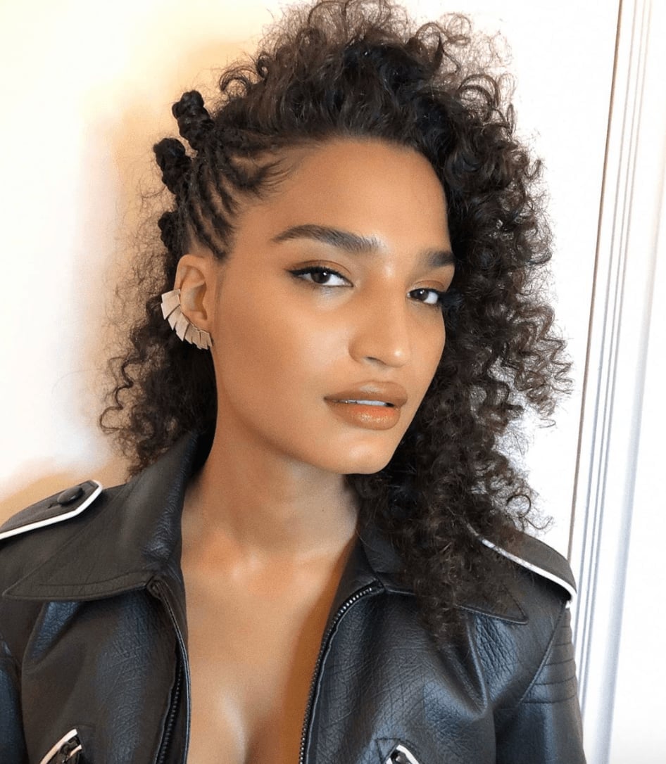 Mid-Back Braids And Loose Curls Mid-Back Braids And Loose Curls — Trendy Natural Hair Hairstyles
