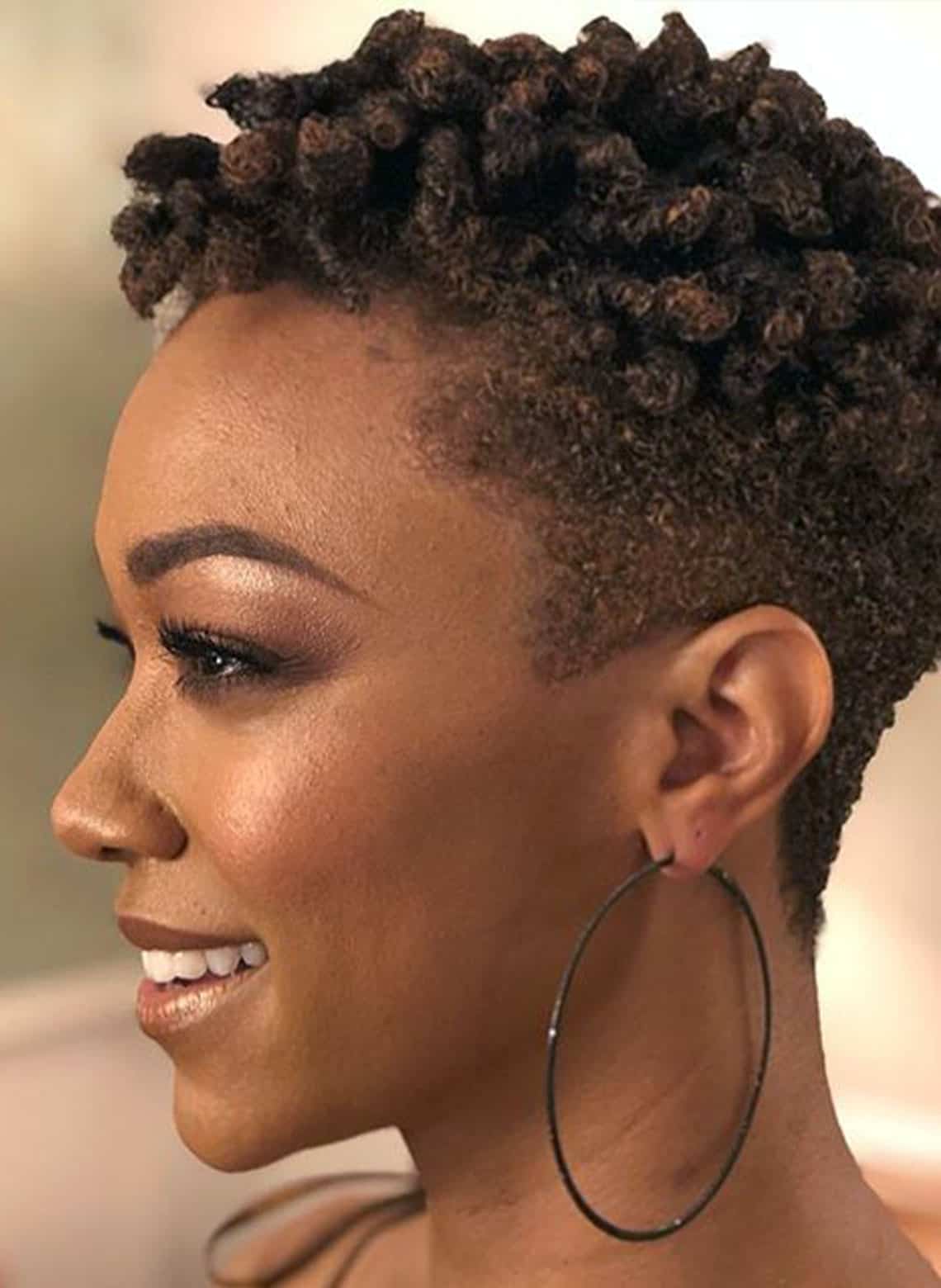 Tapered Cut With Defined Coils Tapered Cut With Defined Coils — Trendy Natural Hair Hairstyles