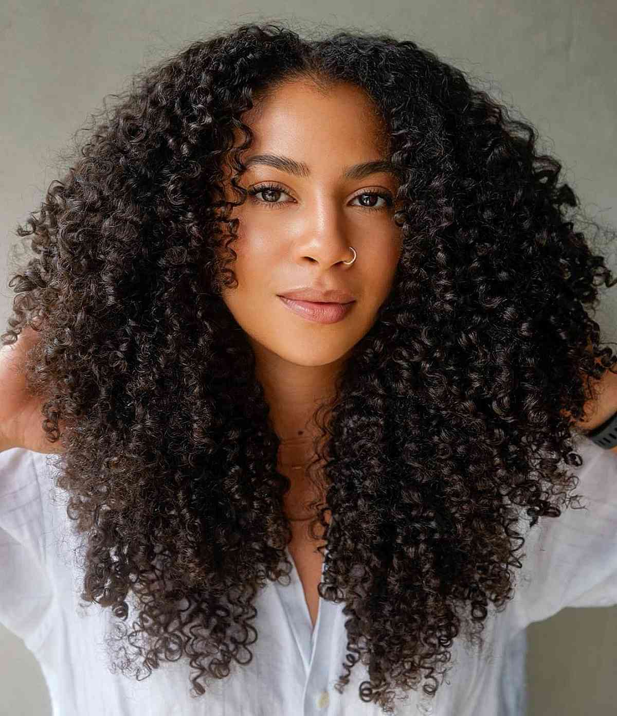Collarbone Length Black Curly Hair Collarbone Length Black Curly Hair — Trendy Natural Hair Hairstyles