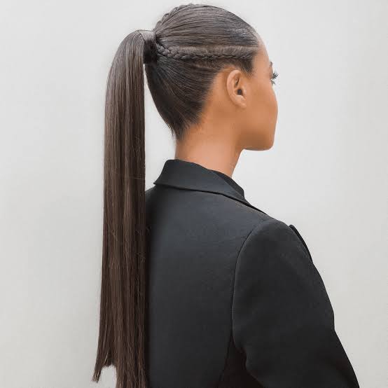 Celebrity Ponytail Ideas — Trendy Slick Back Ponytail