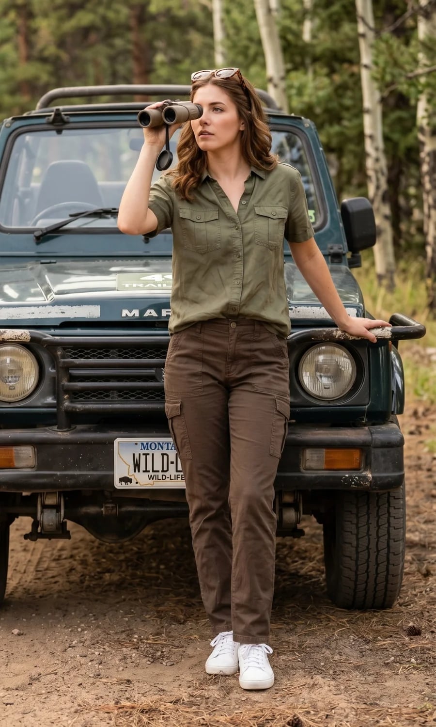 Olive green utility set for outdoor adventures Olive green utility set for outdoor adventures — Zoo Outfits